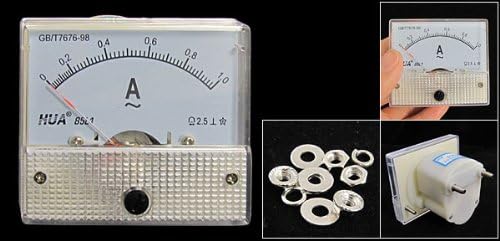 Fin justering dial panel ampere meter skala 85L1 AC 0-1A