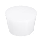 1 Pcs White Silicone Solid Rubber Stoppers, Tapered Plugs Lab Seal Tube Stopper Plugs for Drainpipe Sinks Industry and Laboratories, 51mm to 62mm Dia