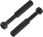 Push to Connect Fittings, Cap Style Pneumatic Blanking Plugs, Fit for 4mm Inner Dia. Air Hose Tube Pipe, Plastic, Black, Pack of 10