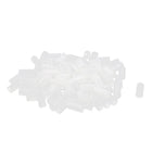 100 Pcs Nylon Cylinder LED Spacer Holder Support 3mm x 8mm Clear