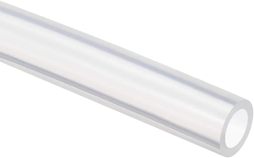 Silicone Tubing 1/4"(6mm) ID x 3/8"(10mm) 6.6ft(2m) Silicone Rubber Tube Air Hose Pipe for Pump Transfer Clear