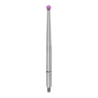 Contact Point for Dial Test Indicator, 2mm Diameter Ball Tip M1.6x0.35 Thread 1.75" Length