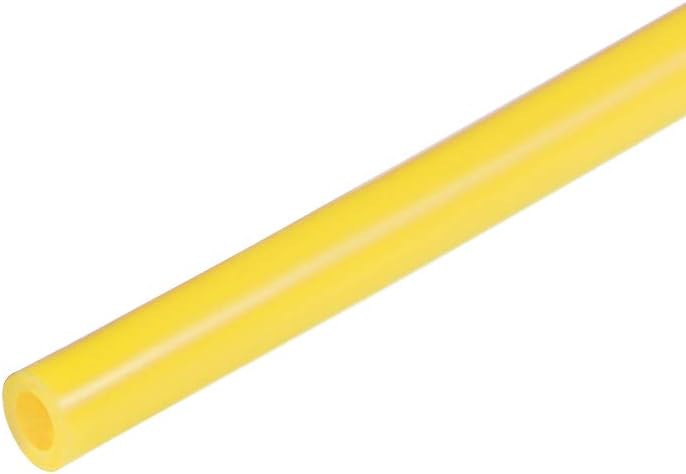 Silicone Tubing, 5/32"(4mm) ID x 9/32"(7mm) OD 3.3ft Silicone Rubber Tube Air Hose Water Pipe for Pump Transfer Yellow