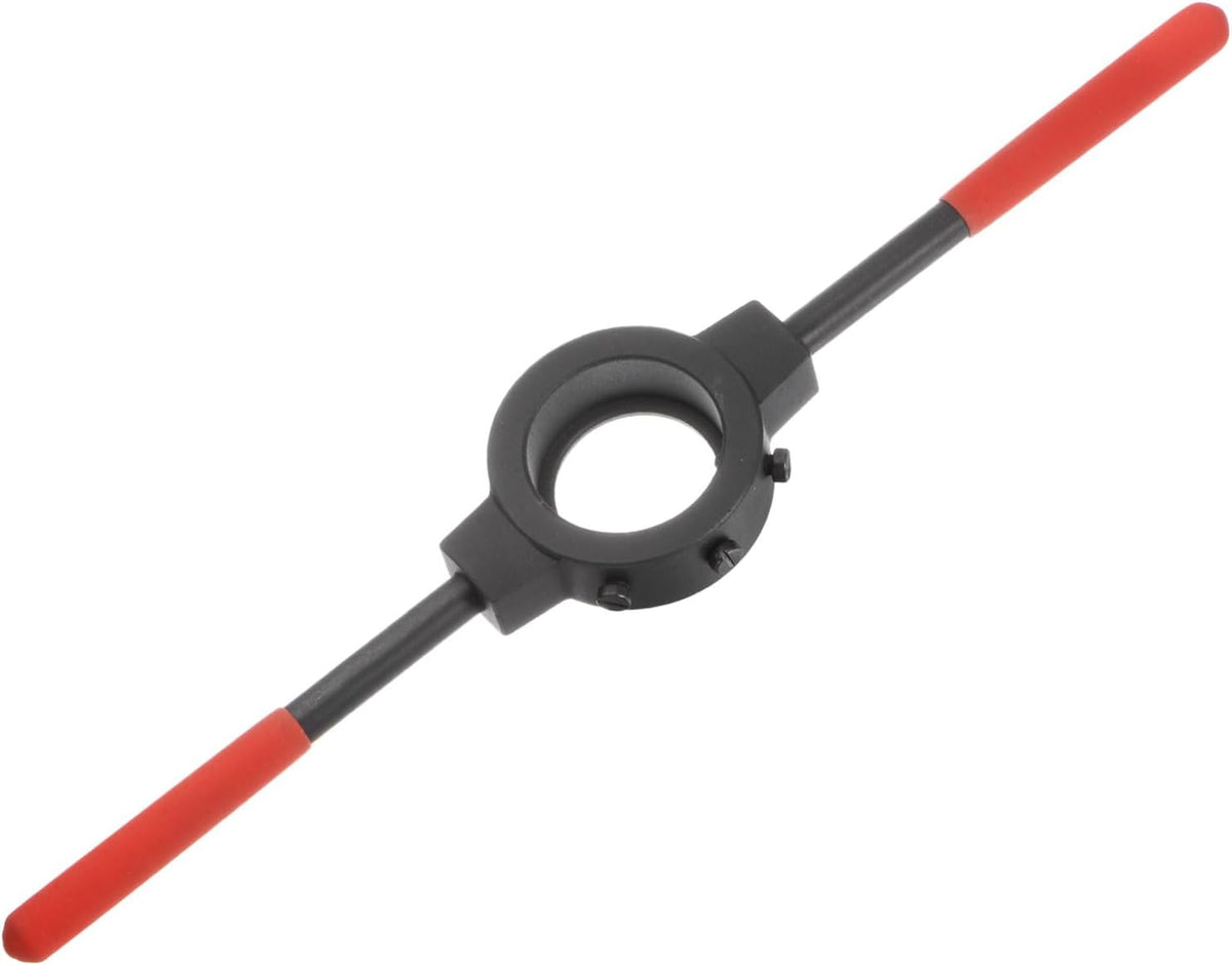 Die Stock Handle Wrench, for Metric M27-M36 (Metric) / 1-1/16"-1-7/16" (UNC/UNF) / 65mm OD Round Dies, 65mm x 25mm Threading Die Holder with Plastic Handle