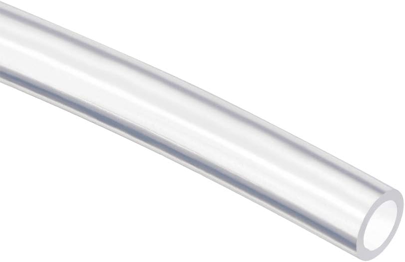 Silicone Tubing 5/32"(4mm) ID x 1/4"(6mm) OD 16ft 5m Flexible Silicone Rubber Tube Air Hose Water Pipe for Pump Transfer Clear