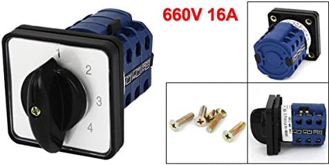 660V 16A 12端子 4ポジション回転キャム組合せ制御スイッチ