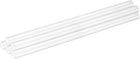 5Pcs Clear Rigid Acrylic Pipe, 13mm(0.51") ID x 15mm(0.59") OD 14" Round Polycarbonate Tube Plastic Tubing for Plumbing, Lighting, Aquarium, DIY Projects