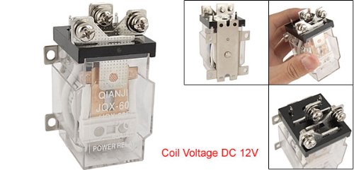 JQX-60F 60A DC 12V Coil Power Relay