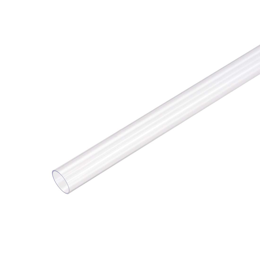 3pcs PVC Rigid Round Clear Tubing, Plastic Flexible Water Pipe 9mm ID x 10mm OD, 0.5m