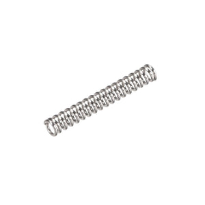 Compression Spring,304 Stainless Steel,3mm OD,0.5mm Wire Size,12mm Compressed Length,20mm Free Length,4N Load Capacity,Silver Tone,30pcs