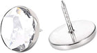 Crystal Upholstery Nails Tacks, 16.8mm Dia Head 17mm Length Shank for Furniture Sofa Headboards, 50 Pcs