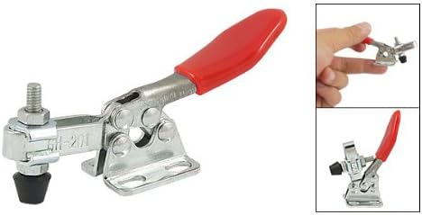 GH-201 Taşıma Kapasitesi Kolu Düz Çekiş Klem, 27 kg, Kırmızı