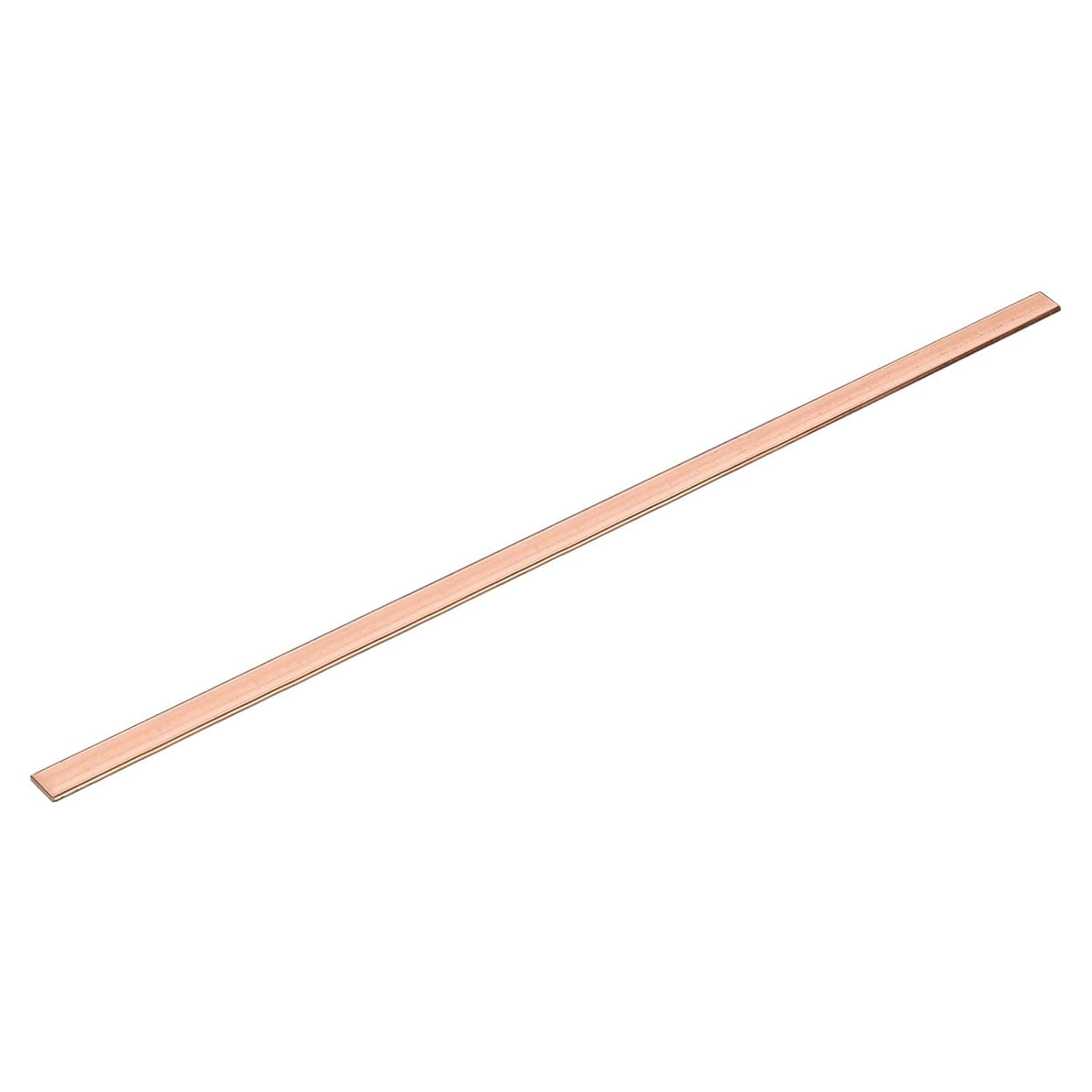Copper Flat Bar, 0.06" Thickness x 0.59" Width x 15.75" Length Copper Bus Bar Stock Plate Mill for Electrical (1.5mm x 15mm x 400mm)