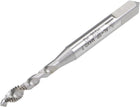 M4 x 0.7 Spiral Flute Thread Tap, Metric Machine Threading Tap HSS Cobalt Uncoated, Round Shank with Square End, H2 Tolerance