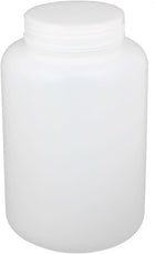 2L Plastic Wide Mouth Laboratory Reagent Bottle Sample Sealling Bait Bottle White