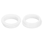 2Pcs Rubber Grommets 2-3/8"(60mm) Drill Hole, 1-15/16"(49mm) ID Hole Top Hat Grommet White Silicone Rubber Hole Plug Gasket for Wiring, Automotive