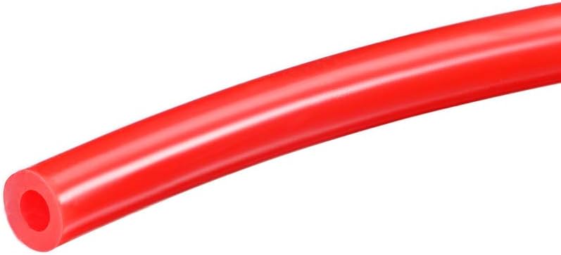 Silicone Tubing 5/32"(4mm) ID X 5/16"(8mm) OD 3.3ft(1m) Silicone Rubber Tube Air Hose Pipe for Pump Transfer Red
