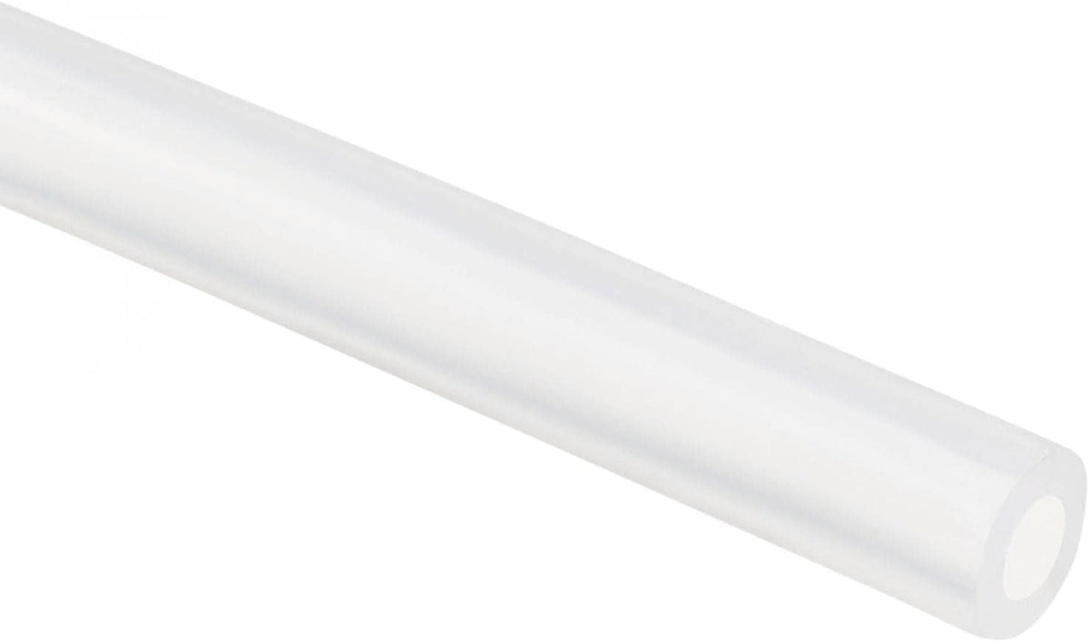 Silicone Tube, 5mm ID, 10mm OD, 6.56', Flexible Silicone Rubber Tubing, Water Air Hose Pipe, Translucent, for Pump Transfer