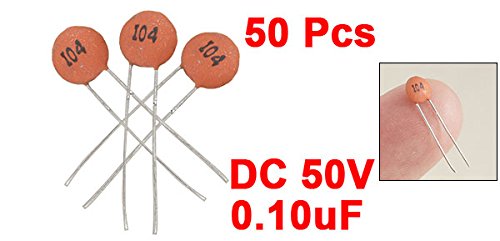 100000pF 100nF 50V Laagspanning DIP Keramische Schijfcondensatoren (50 stuks)