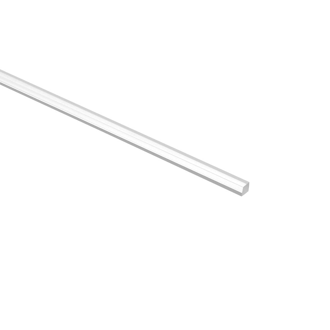 Acrylic Square Rod,0.12 x 0.12 x 10 Inch Clear,Solid Plastic PMMA Bar Stick