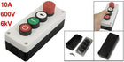Emergency Stop Momentary NC Red NO White Green Push Button Switch Station