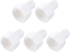 Quick Connector G1/2 Female Thread to 1/4" Tube, Straight Connect Fittings for Water Purifier, 34mm White 5Pcs