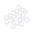 Silicone O-Rings, 5.5mm OD 2.5mm ID 1.5mm Width VMQ Seal Gasket for Compressor Valves Pipe Repair, White, Pack of 20