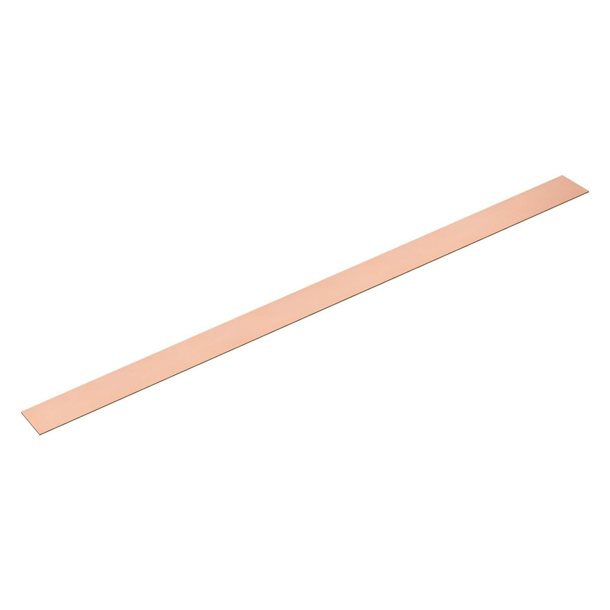 Copper Flat Bar, 0.04" Thickness x 1.18" Width x 15.75" Length Copper Bus Bar Stock Plate Mill for Electrical (1mm x 30mm x 400mm)