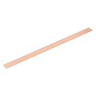 Copper Flat Bar, 0.04" Thickness x 1.18" Width x 15.75" Length Copper Bus Bar Stock Plate Mill for Electrical (1mm x 30mm x 400mm)