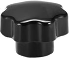 Star Knob Grip Handle M10 Diameter Brass Insert Female Threaded Black Seven Stars
