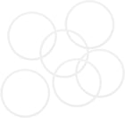 Silicone O-Rings, 45mm OD 41mm ID 2mm Width VMQ Seal Gasket for Compressor Valves Pipe Repair, White, Pack of 6