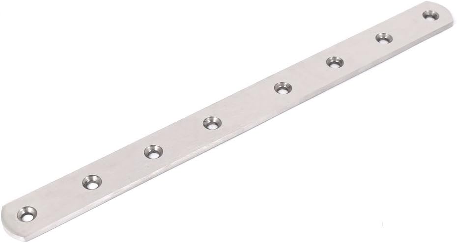 300mmx25mmx4mm Flat Metal Repair Mending Fixing Plate Brackets Support