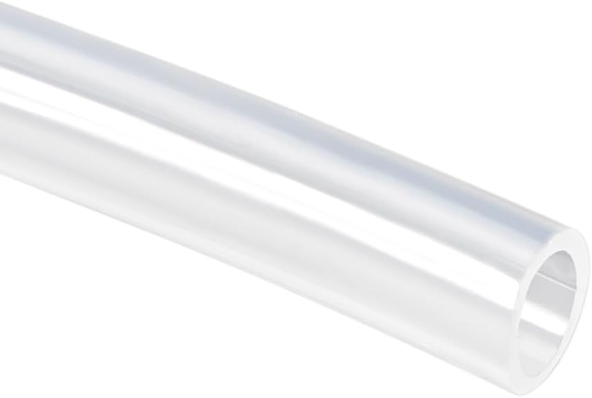 Silicone Tubing 19/32"(15mm) ID x 25/32"(20mm) OD 3.3ft(1m) Silicone Rubber Tube Air Hose for Pump Transfer Clear
