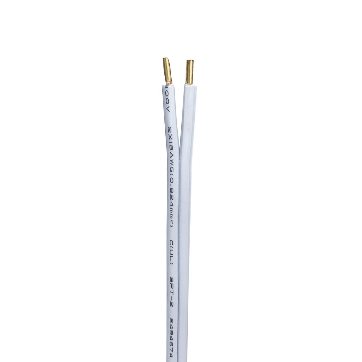 Lampenkabel mit Schalter, 2-Pins-Verlängkabel, Ersatz für 8 Fuß