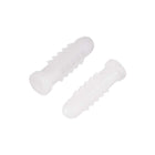 6x25mm Plastic Bolts Expansion Pipe Column Frame Fixings White 30pcs