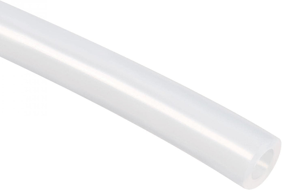 Silicone Tube, 4mm ID, 7mm OD, 16.4', Flexible Silicone Rubber Tubing, Water Air Hose Pipe, Translucent, for Pump Transfer