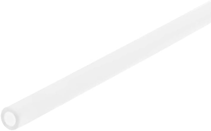 Silicone Tube, 1/8"(3mm) ID x 3/16"(5mm) OD 3.3ft(1m) Rubber Tubing Air Hose Water Pipe for Pump Transfer White