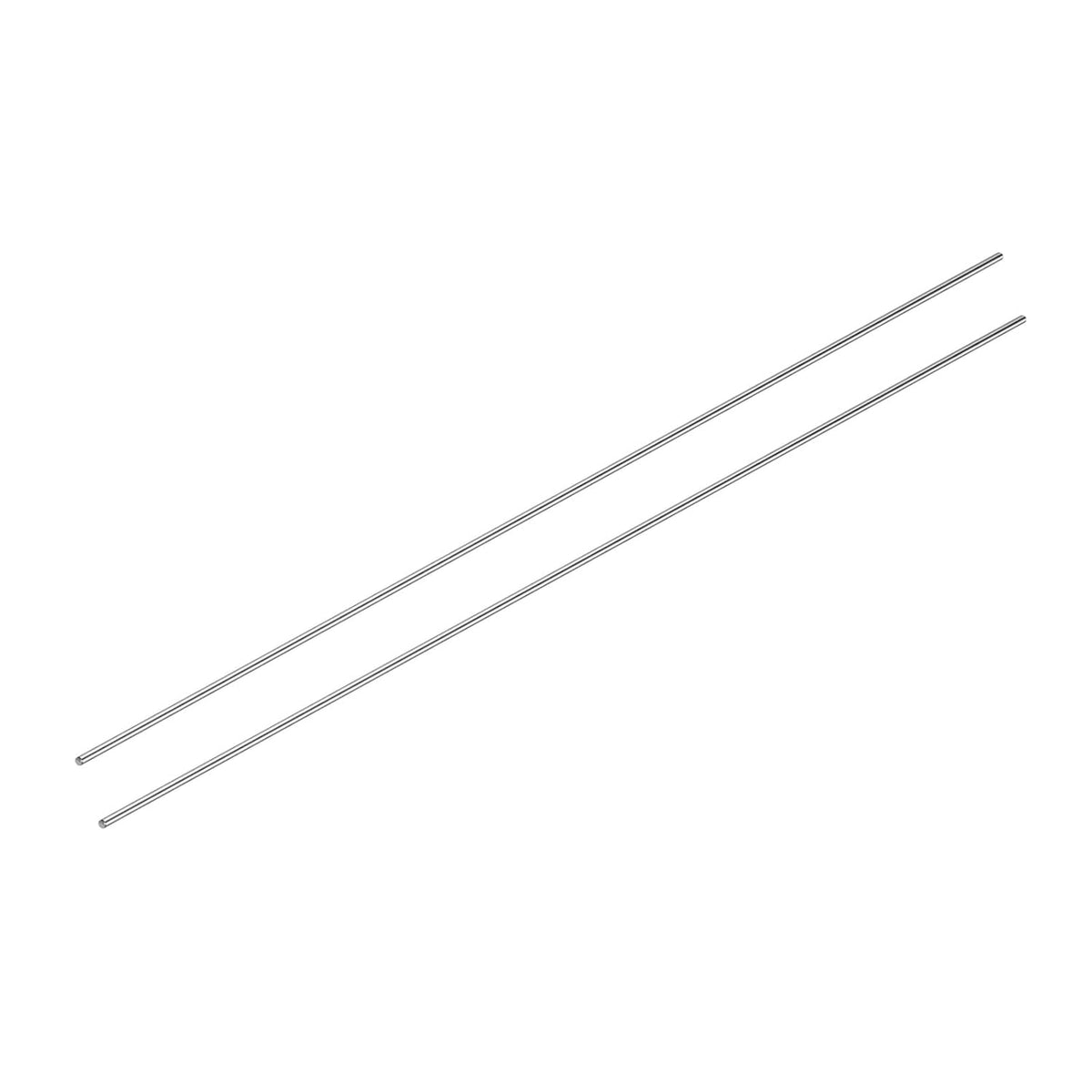 2pcs Linear Motion Rod Shaft Guide 4mm x 450mm (0.157" x 17.72") Case Hardened Steel Chrome Plated, Metric Linear Rail Rod for 3D Printer, CNC Machine