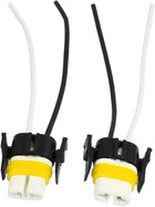 2pcs DC 12V 2-Wires H11 881 Headlight Lamp Bulb Socket Wiring Harness Connector Plug Pigtail Adapter for Car