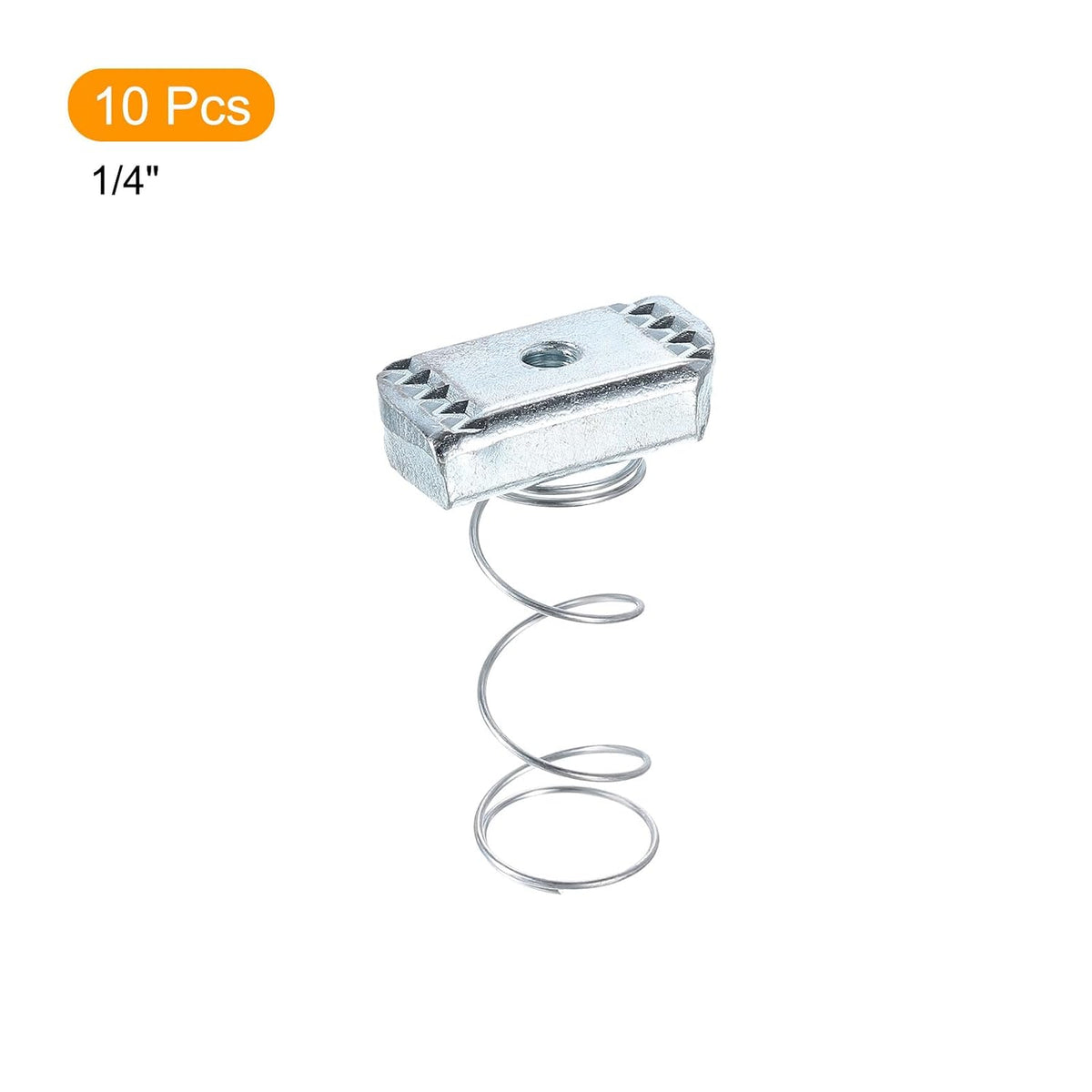 Verstärkungsschraube Kanal Nut Standard, 5Stück 3/8"-16 Kohlenstoffstahl Zink-Nickelverzinkte Lange Mutter für Kanalhalterung Solarmodul