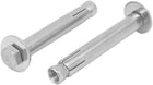 M8 x 80mm 304 Stainless Steel Hex Head Sleeve Anchor Expansion Bolt 2PCS