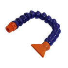 1/2" PT Thread Flat Nozzle Flexible Plastic Water Oil Coolant Pipe Hose