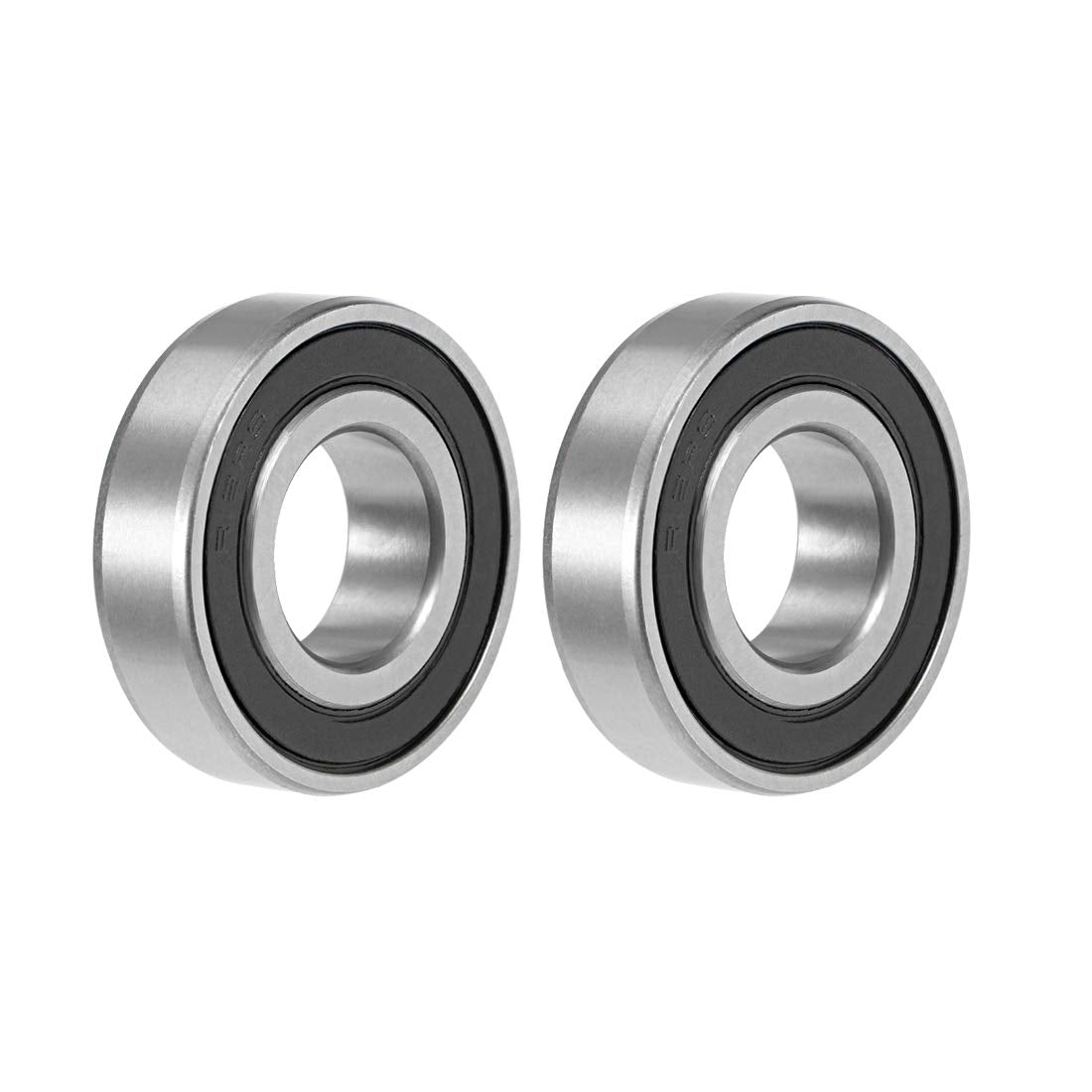 R12-2RS Deep Groove Ball Bearing 3/4"x1-5/8"x7/16" Double Sealed Chrome Steel Bearings 2-Pack
