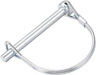 Shaft Locking Pin - 6mm x 60mm Coupler Pin for Farm Trailers Wagons Lawn Garden in Arch Round