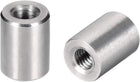 M3 Round Connector Nuts, 304 Stainless Steel Coupling Nut 8mm/0.31inch Length,Pack of 20