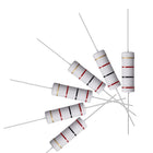 30Pcs 2K Ohm Resistor, 5W 5% Tolerance Metal Oxide Film Resistors, Shaft Lead, Flame Proof for DIY Electronic Projects and Experiments