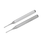 20Pcs 0.7, 0.9mm Carbide End Mill Engraving Milling Cutter CNC Router Bits for PCB Machine, 1/8" Shank
