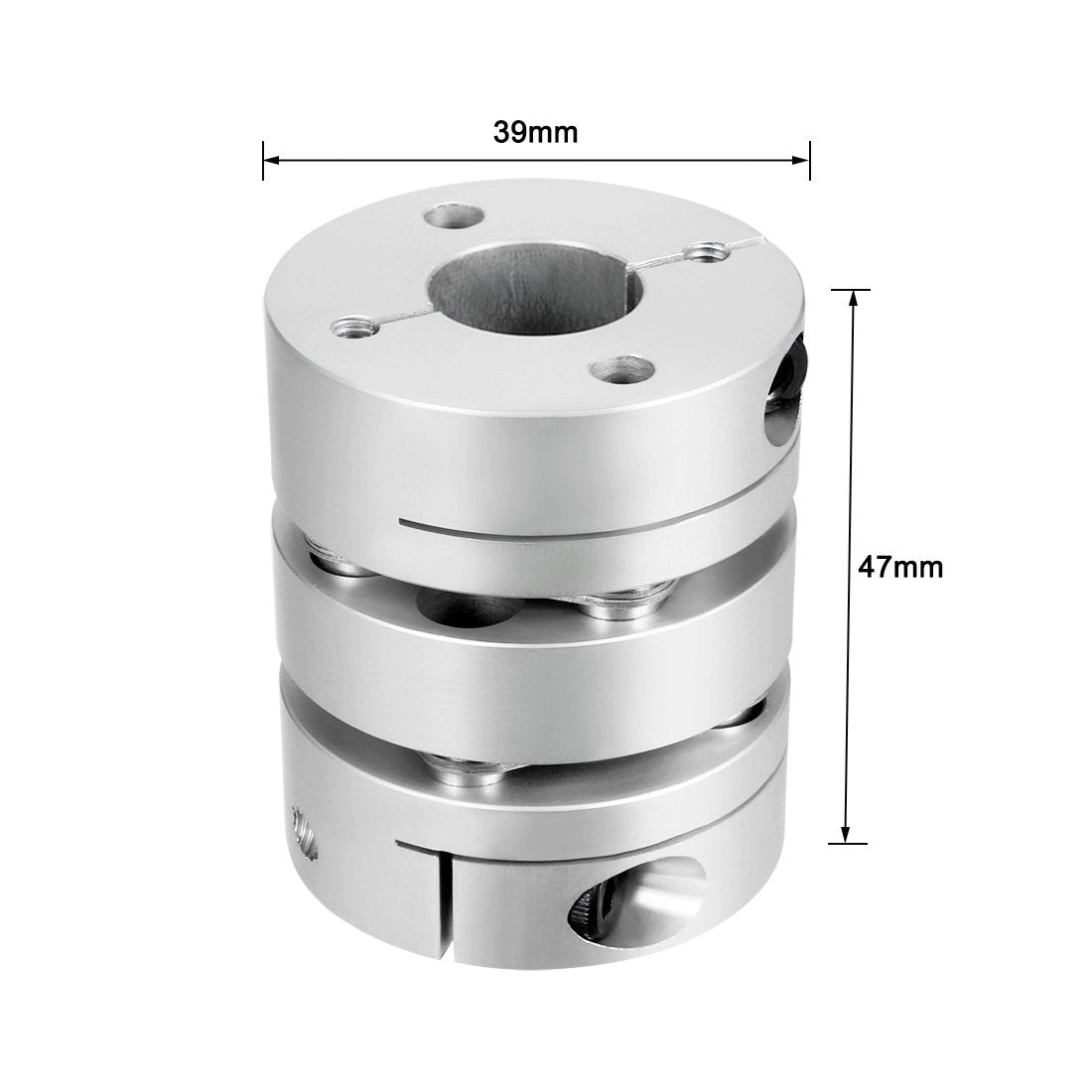 14mmx16mm 클램프 타이트 모터 샤프트 2 다이아프램 커플링 커플러