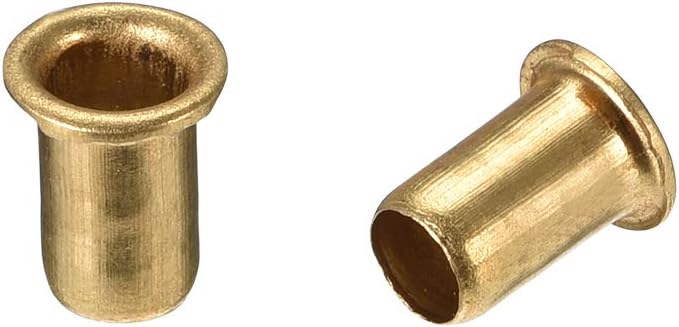 Hollow Rivet,5mm x 8mm Through Hole Copper Hollow Rivets Grommets Double-Sided Circuit Board PCB 200Pcs