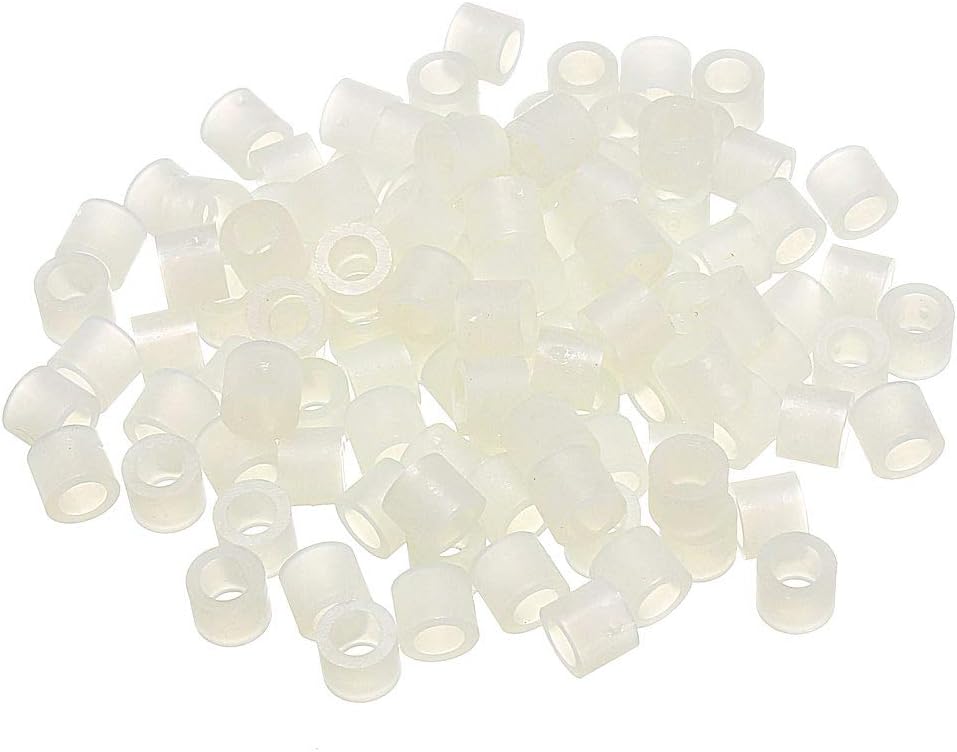 110pcs 3x5x4mm Nylon Straight Insulating Tube PCB Standoff Spacer